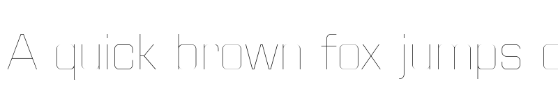 Preview of Huntkey Thin font