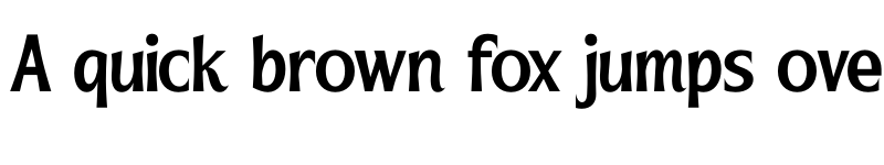Preview of Huntrela Regular font