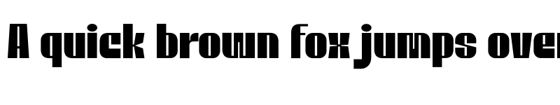 Preview of Huricane Regular font