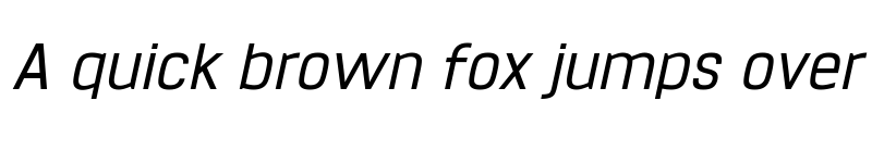 Preview of Hurufo & Numero Italic Italic font