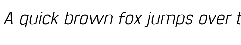 Preview of Hurufo & Numero Thin Italic Italic font