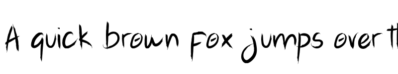 Preview of Hustle Hardcore Regular font