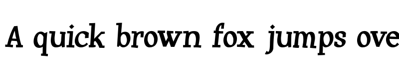 Preview of Huxtable Regular font