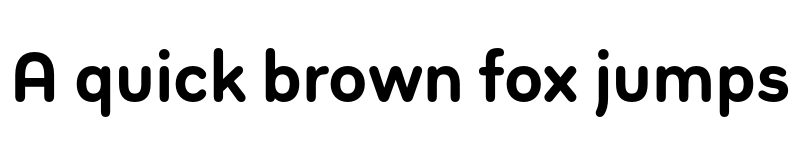 Preview of HvDTrial Bouba Round Bold font