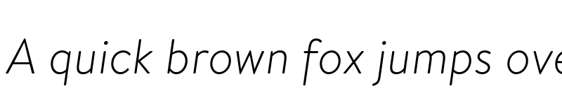 Preview of HvDTrial Brandon Text Light Italic font