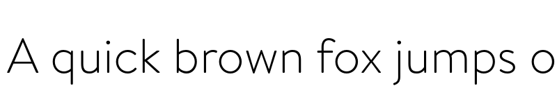 Preview of HvDTrial Brandon Text Light font