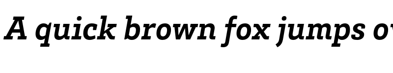 Preview of HvDTrial Brix Slab Bold Italic font