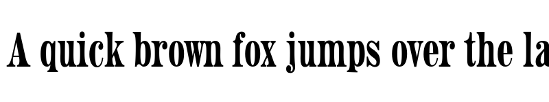 Preview of HWT Aetna Extra Condensed font