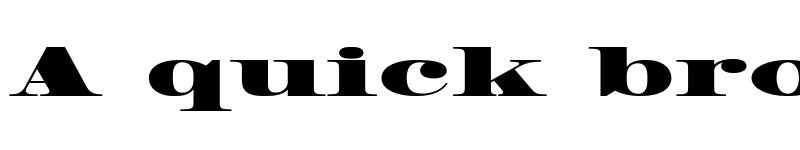 Preview of HWT Roman Extended Regular font