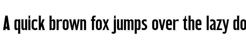 Preview of HWT Unit Gothic 720 font