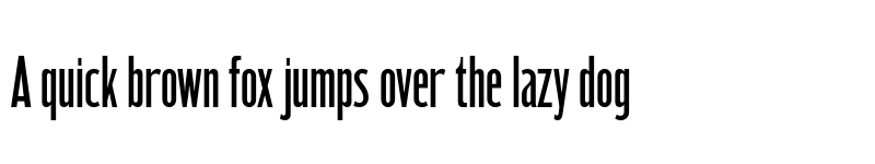 Preview of HWT Unit Gothic 721 font