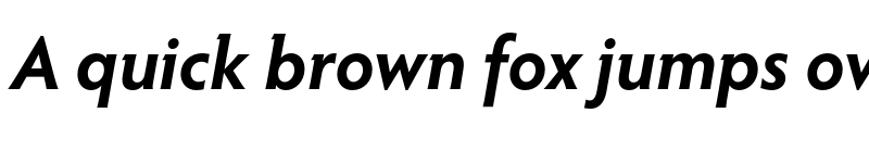 Preview of Hypatia Sans Pro Bold Italic font