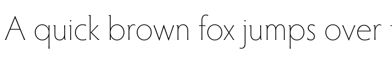 Preview of Hypatia Sans Pro ExtraLight font