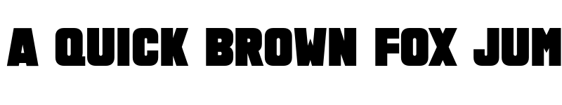 Preview of HyperFatos Regular font