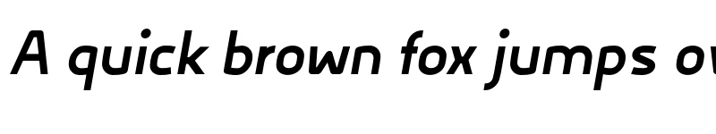 Preview of Hyperjump ExtraBold Oblique font