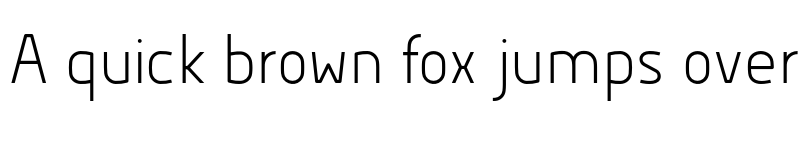 Preview of Hyperjump Light font