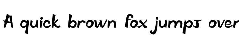 Preview of HyperKids Regular font