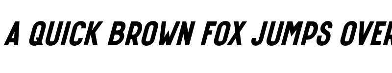 Preview of HyperPolarItalic Italic font