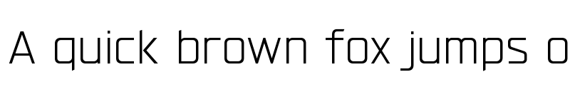 Preview of Hyperspace Race Light font