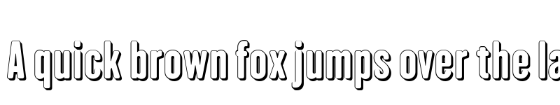 Preview of I am Hueca Ultra-condensed Black font