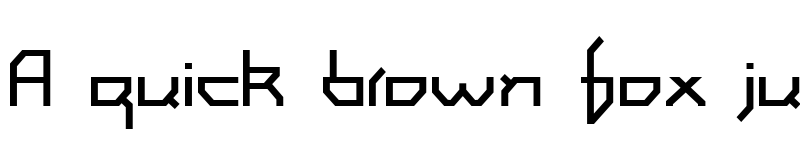 Preview of I am simplified Regular font