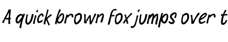 Preview of i Ichiban Brush Regular font