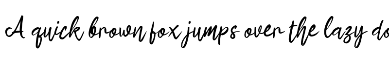 Preview of i Impatiens Bounce Regular font