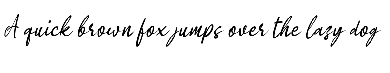 Preview of i Iso Signature Script Regular font