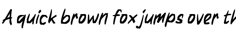 Preview of i Izinkan Regular font
