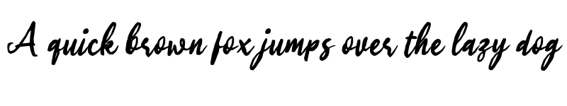 Preview of i Izle Wander Regular font