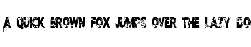 Preview of I Love Disaster Regular font