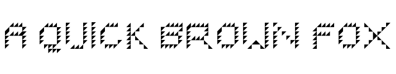 Preview of I ROBOT Regular font