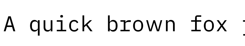 Preview of iA Writer Duospace Regular font