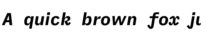 Preview of iA Writer Quattro S Bold Italic font