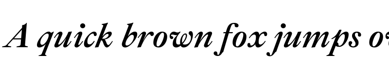 Preview of Ibarra Real Nova Bold Italic font