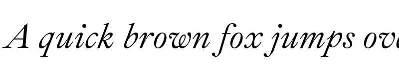 Preview of Ibarra Real Nova Italic font