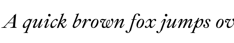 Preview of Ibarra Real Nova Medium Italic font