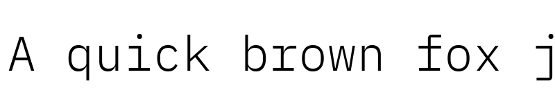 Preview of IBM Plex Mono Light Regular font