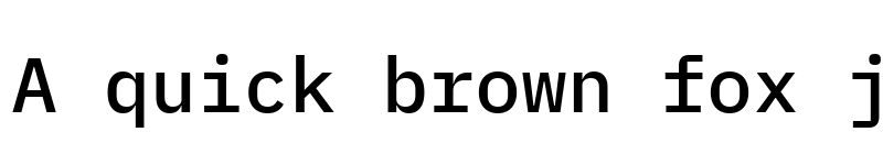 Preview of IBM Plex Mono Medium Regular font