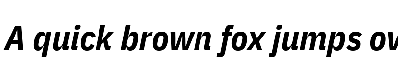 Preview of IBM Plex Sans Condensed Bold Italic font