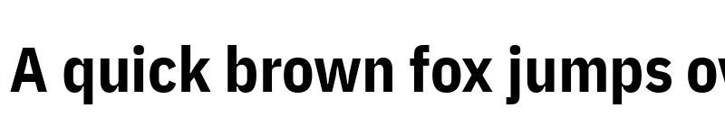 Preview of IBM Plex Sans Condensed Bold font