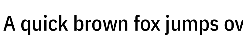 Preview of IBM Plex Sans Condensed Medium Regular font