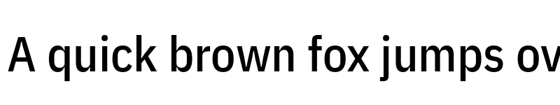 Preview of IBM Plex Sans Condensed Medium font