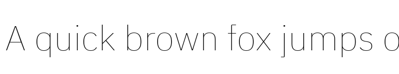 Preview of IBM Plex Sans Thin Regular font