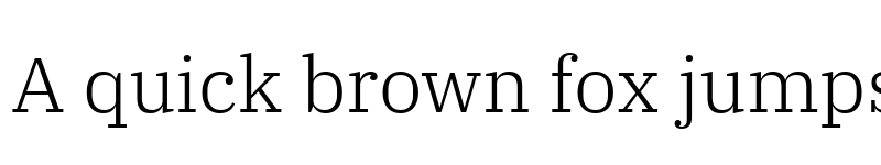 Preview of IBM Plex Serif Light font