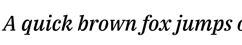 Preview of IBM Plex Serif Medium Italic font