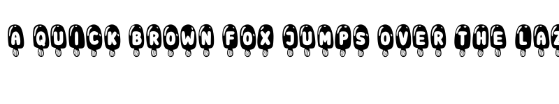 Preview of Icecreams Regular font