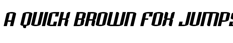 Preview of Icewave Wide Italic Regular font