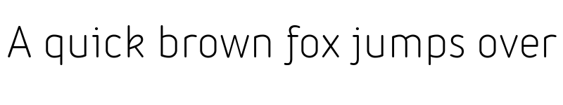 Preview of Iconica Light Regular font