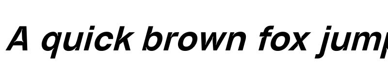 Preview of ID Grotesk Trial Bold Italic font